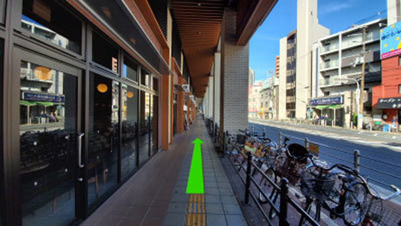 JR野田駅からの道順 写真2