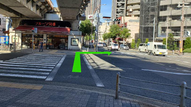 JR野田駅からの道順 写真3