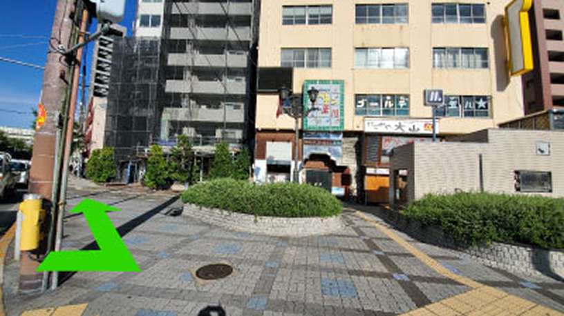 JR野田駅からの道順 写真4